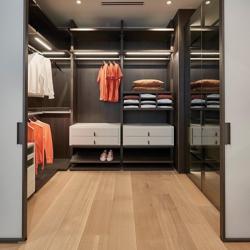 고급 사용자 지정 현대 디자인 옷장 전문 Walk-in Closet 조직