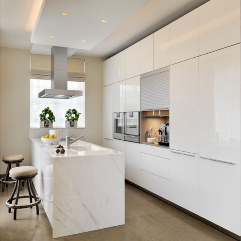 현대 디자인 시장에 맞춤형 장단 색상 전체 세트 부엌 캐비닛