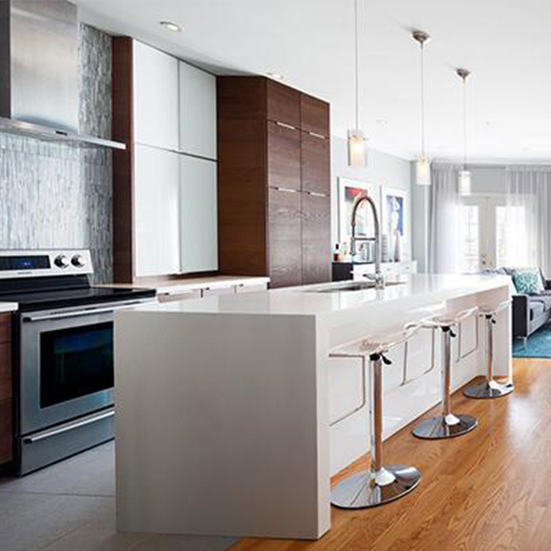 현대 디자인 시장에 맞춤형 장단 색상 전체 세트 부엌 캐비닛