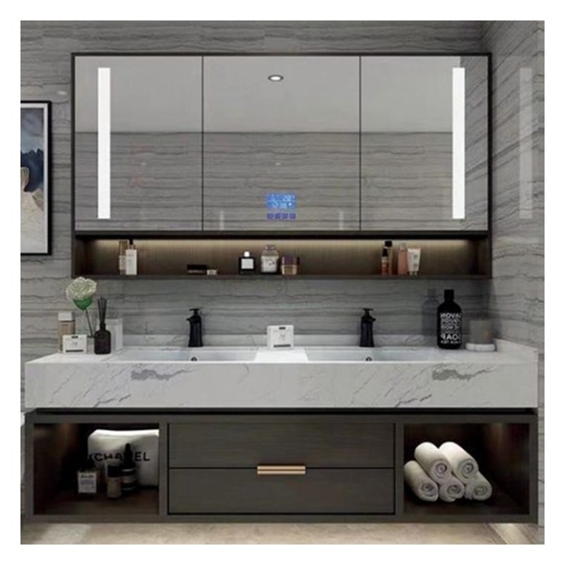 인공 쿼츠 상단 벽에 장착 된 EUROPEAN 디자인 스타일의 아파트 디자인