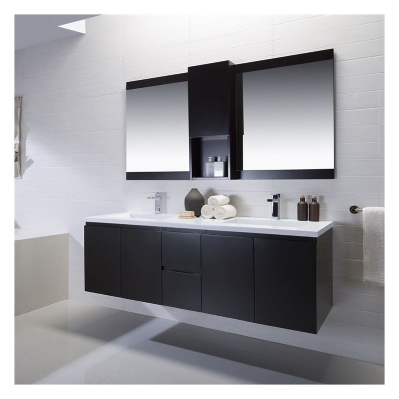 인공 쿼츠 상단 벽에 장착 된 EUROPEAN 디자인 스타일의 아파트 디자인