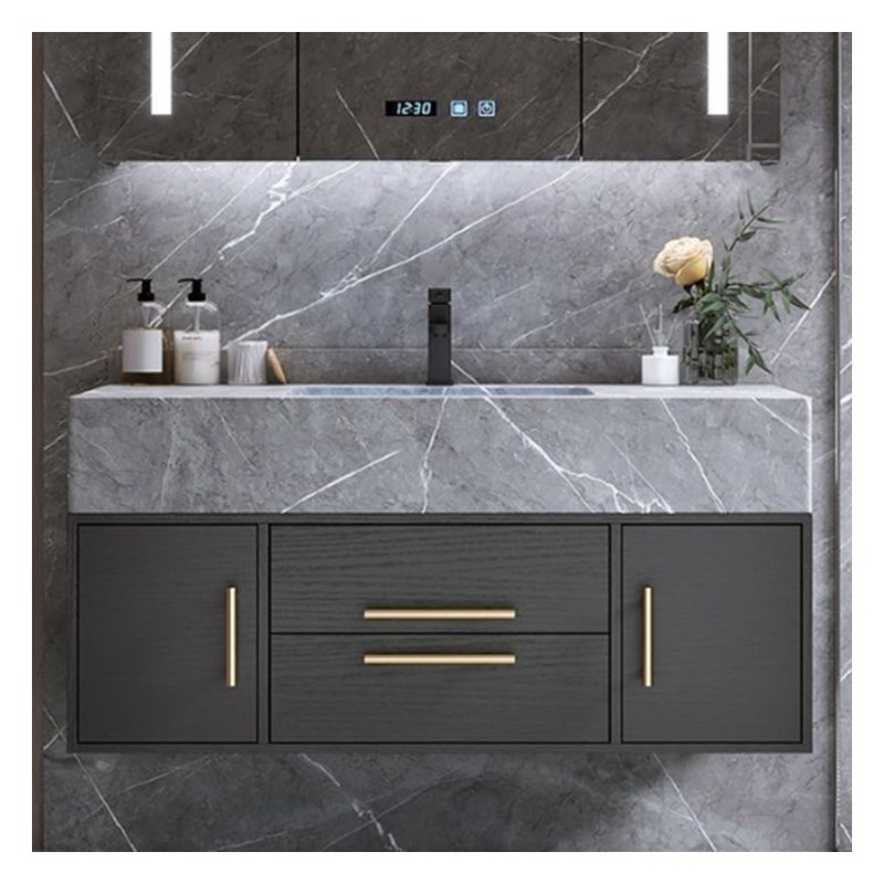 인공 쿼츠 상단 벽에 장착 된 EUROPEAN 디자인 스타일의 아파트 디자인