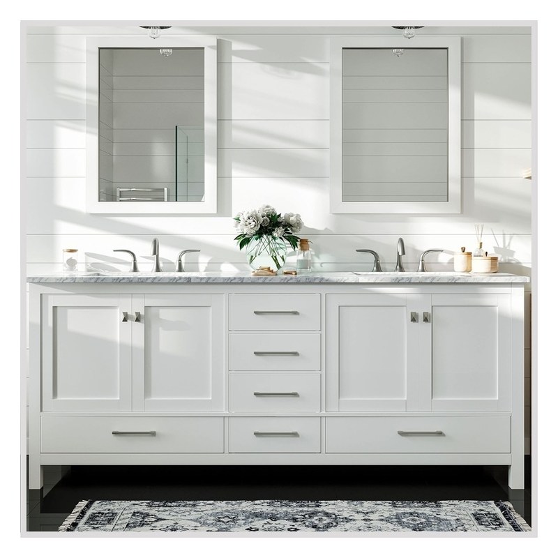 모던 스타일 맞춤형 컬러 쉐이커 세라믹 카운터톱과 함께 라크 욕실 캐비닛