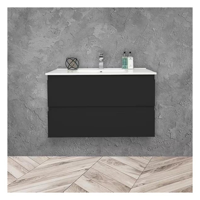 실크와 작은 포맷 빛나는 마무리 고형 목재 둥근 서스펜딩 욕실 허비