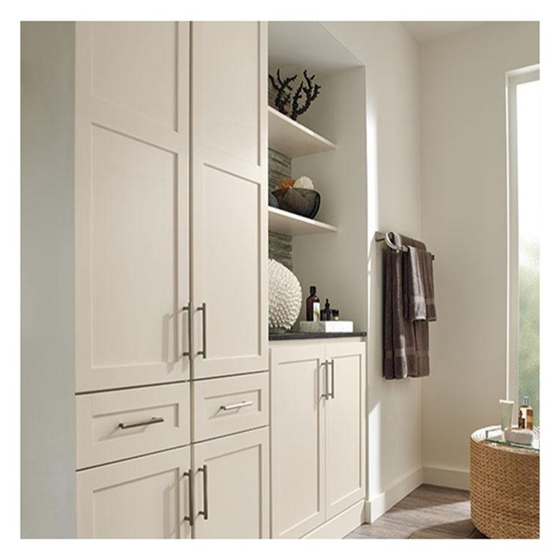 셰이커 스타일 흰색 라크 슈퍼 방수 대용량 욕실 캐비닛 바니티 콤보