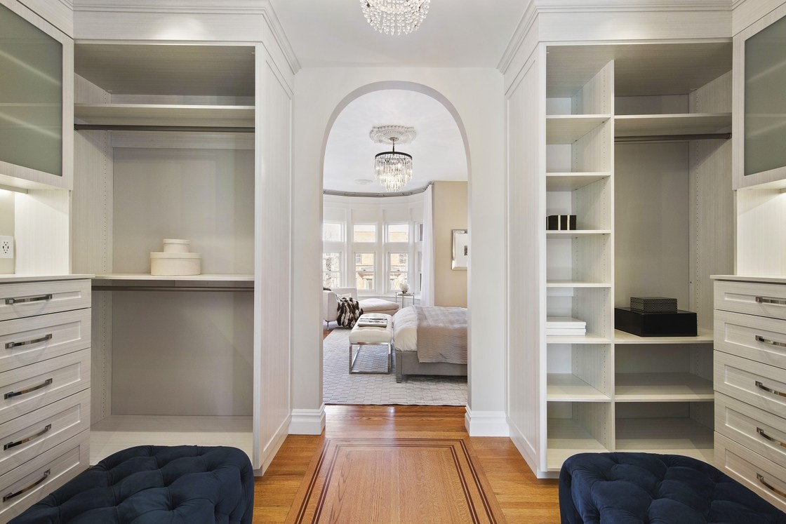 근대 침실 가구 습기에 저항성 벽 설치용 워크인 옷장